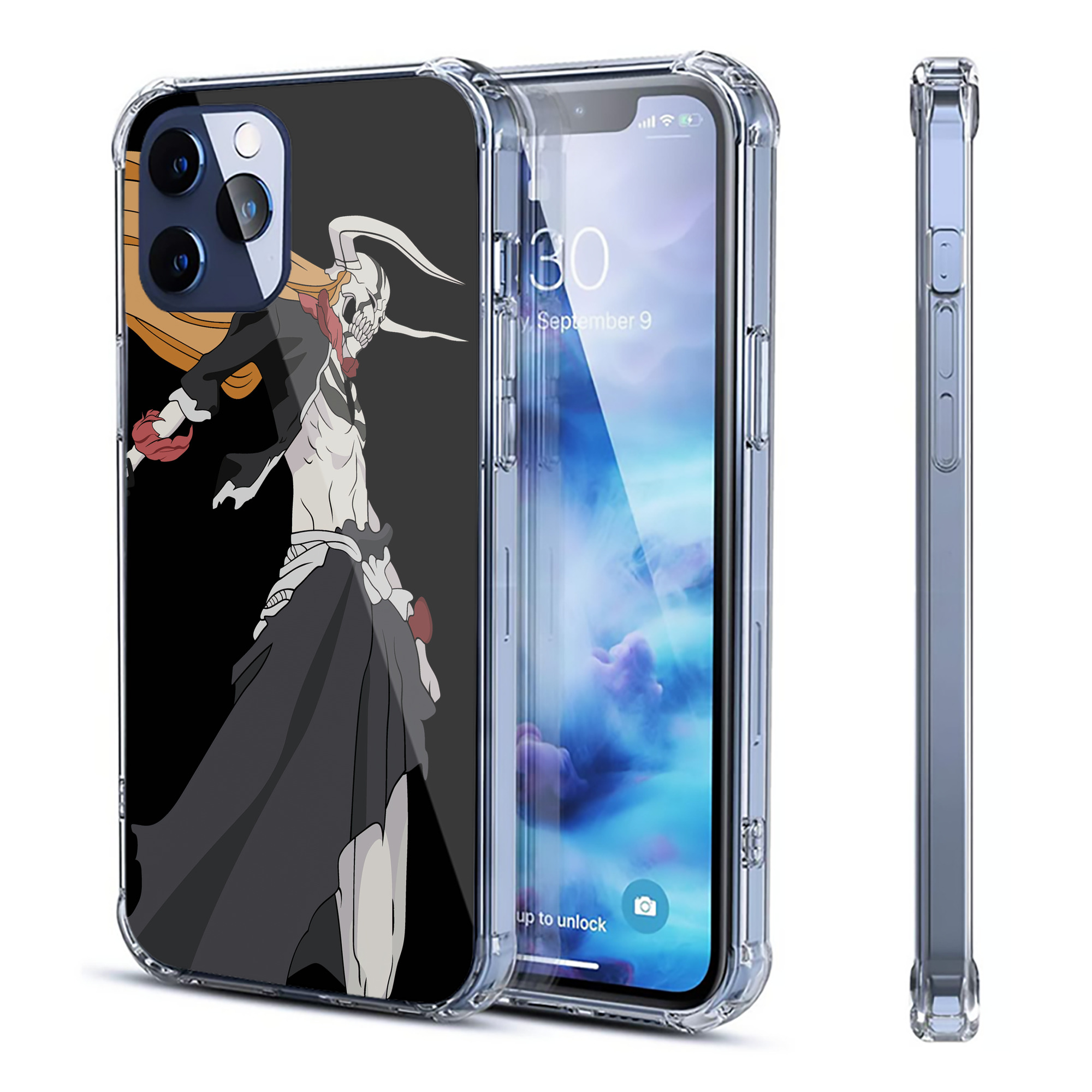 （画像用） ブリーチ BLEACH 【iPhone 12シリーズ対応】透明スマホケース（クリアソフトケース）